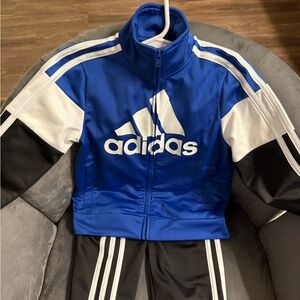 Adidas Royal Blue and Black Tracksuit